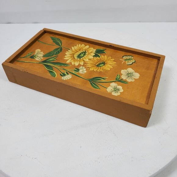 Vintage Fork Spoon Serving Set in Floral Box 9x5x2 Inch India - Picture 7 of 9